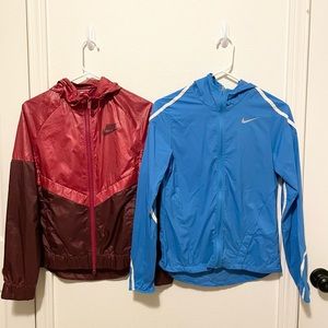2 Nike Windbreakers size X-Small